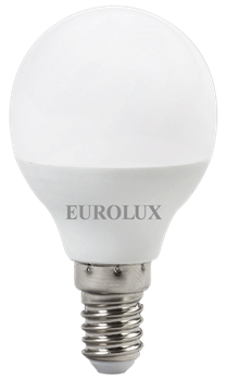 Лампа светодиодная EUROLUX LL-E-G45-7W-230-4K-E14 76/2/6 - фото 104223