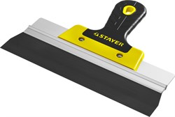 STAYER PROFlat, 250 мм, усиленная алюминиевая направляющая, двухкомпонентная ручка, анодированный, фасадный шпатель, Professional (10045-25) 10045-25 - фото 106703