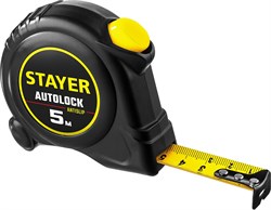 STAYER AutoLock, 5 м х 19 мм, рулетка с автостопом (2-34126-05-19) 2-34126-05-19_z02 - фото 111308