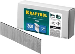 KRAFTOOL тип 18GA (47/300/F) 25 мм, 5000 шт, гвозди для нейлера (31785-25) 31785-25 - фото 111949