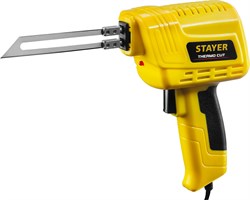 STAYER Thermo cut, 150 Вт, в наборе: 2 ножа, быстрый рез пенопласта + пластика, прибор для терморезки (45255-H2) 45255-H2 - фото 112785