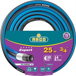 RACO EXPERT, 3/4″, 25 м, 30 атм, четырёхслойный, армированный, поливочный шланг (40302-3/4-25) 40302-3/4-25_z01 - фото 115564