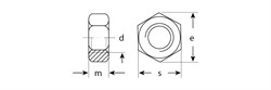 ЗУБР ГОСТ ISO 4032-2014, кл. пр. 6, M5, цинк, 5 кг, шестигранная гайка (303550-05) 303550-05 - фото 117473