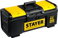 STAYER TOOLBOX-24, 590 х 270 х 255, пластиковый ящик для инструментов, Professional (38167-24) 38167-24 - фото 120482