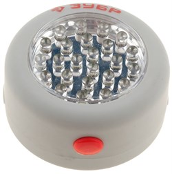 ЗУБР 28 LED, крючок для подвеса, магнит, светодиодный фонарь (61812) 61812 - фото 121066