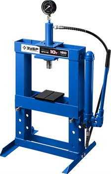 ЗУБР ПГН-10, 10 т, гидравлический пресс с гидронасосом и манометром, Профессионал (43072-10) - фото 125544