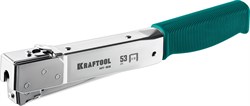 KRAFTOOL HAMMER TACKER, тип 53 (A/10/JT21) 23GA (6 - 10 мм), высокоскоростной стальной скобозабиватель (3153) 3153 - фото 125613