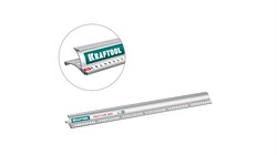 KRAFTOOL KRAFT-LINE, 0.6 м, усиленная алюминиевая линейка со стальной направляющей (34275-60) 34275-60 - фото 131141