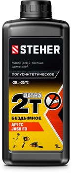 STEHER 2Т-Ultra, 1 л, полусинтетическое масло для 2-тактных двигателей (76002-1) - фото 131465