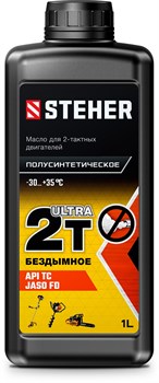 STEHER 2Т-Ultra, 1 л, полусинтетическое масло для 2-тактных двигателей (76002-1) 76002-1 - фото 131465