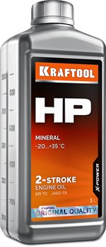 KRAFTOOL HP, 1 л, минеральное масло для 2-тактных двигателей (41500-1) 41500-1 - фото 131479