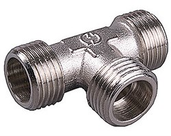 GENERAL FITTINGS наружная резьба 1/2″, никель, тройник (51051-1/2) 51051-1/2 - фото 174786