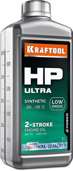 KRAFTOOL HP Ultra, 1 л, cинтетическое масло для 2-тактных двигателей (41501-1) 41501-1 - фото 219259