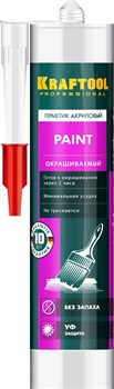 KRAFTOOL Paint, 300 мл, белый, универсальный акриловый герметик (41251-0) 41251-0_X - фото 220605