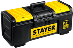 STAYER TOOLBOX-24, 590 х 270 х 255, пластиковый ящик для инструментов, Professional (38167-24) 38167-24-1 - фото 244207