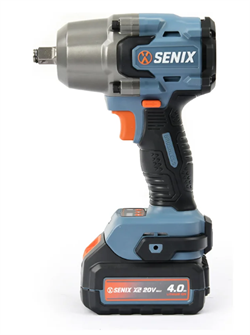 Гайковерт ударный акк X2 SENIX  PDWX2-M7-EU SET(20В, 1х4.0 Aч,З/У, кейс) 905414 - фото 244438