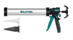 KRAFTOOL ULTRA 600 мл, регулировка силы давления, вариативная антикапельная система, универсальный закрытый пистолет для герметика (06677-60) 06677-60 - фото 245080