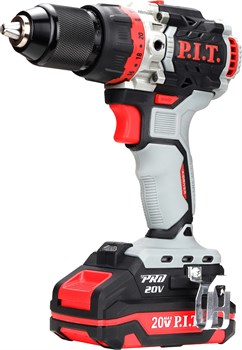 Дрель ударная аккум. бесщёточная P.I.T. PSB20H-13D/2 X-DRIVER (20В, 75Нм, 13мм, 2ск, 2х2Ач, ЗУ,кейс PSB20H-13D/2 - фото 246161