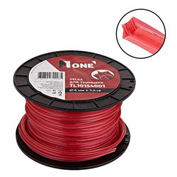 Леска для триммера 1.5LB (4.0 мм,0.68кг, звезда, 63м) бухта № 1 TL10154001 - фото 246542