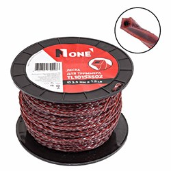 Леска для триммера 1.5LB (3.5 мм,0.68кг, крученный двухцветный, 81м (2-ух слойный) бухта № 1 TL10153502 - фото 246545