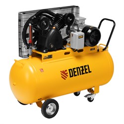 Компрессор воздушный рем. привод BCV 5500-T/200, 5,5 кВт, 200 литров, 850 л/мин Denzel 58122 - фото 262271