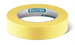 KRAFTOOL #500 Flex 25 мм х 30 м, для изогнутых линий, малярная лента (12105-25) 12105-25 - фото 267291