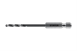 STAYER НЕХ-1/4″, d 2.5 х 79 мм, сверло по металлу для винтовёртов и шуруповертов IMPACT READY (29603-2.5) 29603-2.5 - фото 380165