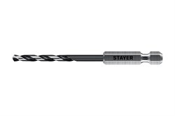 STAYER НЕХ-1/4″, d 3.0 х 84 мм, сверло по металлу для винтовёртов и шуруповертов IMPACT READY (29603-3) 29603-3 - фото 380173