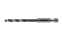 STAYER НЕХ-1/4″, d 4.2 х 98 мм, сверло по металлу для винтовёртов и шуруповертов IMPACT READY (29603-4.2) 29603-4.2 - фото 380205