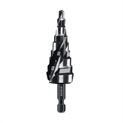 STAYER Pro-Max 4-20мм, 9 ступеней, винтовая спираль, сверло ступенчатое (29661-4-20-9) 29661-4-20-9 - фото 380847