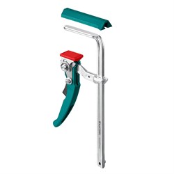 KRAFTOOL KRAFTFLEX, KLT-160, 160/60 мм, универсальная, цельнокованая, рычажная, быстрозажимная, в T-track струбцина (32331-160) 32331-160 - фото 381299