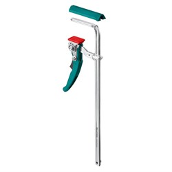 KRAFTOOL KRAFTFLEX, KLT-300, 300/60 мм, универсальная, цельнокованая, рычажная, быстрозажимная, в T-track струбцина (32331-300) 32331-300 - фото 381302