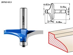 Фреза фигирейная №3, D63,5мм*19мм, хв-12мм ЗУБР 28762-63.5 - фото 38166