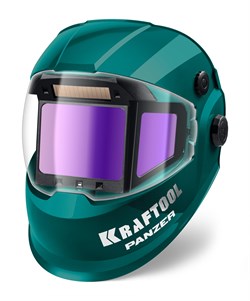 KRAFTOOL PANZER хамелеон, с панорамным трёхсторонним светофильтром, затемнение 3/4-8/9-14, маска сварщика (11061) 11061 - фото 381731
