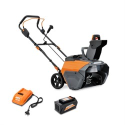 Снегоуборщик аккумуляторный VILLARTEC WA 4051 40V (АМ405, АС405) WA4051Set55 - фото 387958