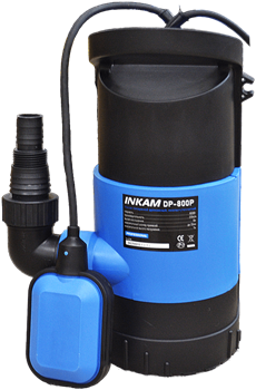 Inkam DP-800P Насос для грязной воды многоступ (800Вт, 235л/мин, 8м) DP-800P - фото 388843
