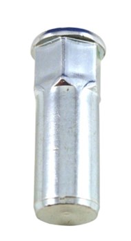 Стальная заклепка с внутренней резьбой, стандартный бортик, полушестигранная, закрытая 02ST04F04010 (1000шт.) 02ST04F04010