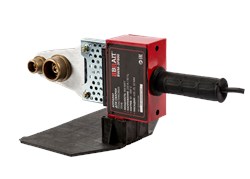 Аппарат для сварки пластиковых труб BWM-3P800 (3 насад.20-32мм;пласт. кейс;мощ.800Вт) 10шт/кор 150/200шт/поддон 21 01 043 091