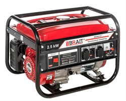Генератор бензиновый BR2500-CU (2,0/2,5кВт,220В,50Гц),медная обмотка 12шт/пал 02 01 047 047 - фото 392326