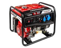 Генератор бензиновый GB-5500S PRO (5,0/5,5 кВт,220В,50Гц, пусковой ток 9,4кВт), 6шт/пал 02 01 024 035 - фото 392346