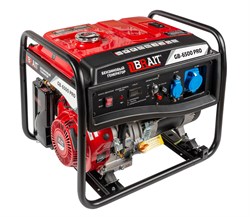 Генератор бензиновый GB-6500 PRO (6,0/6,5кВт,220В,50Гц), 4/6шт/пал 02 01 026 035 - фото 392349