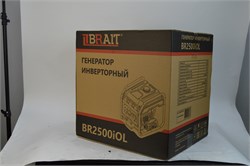 Генератор бензиновый инверторный BR2500iOL (2/2.2кВт, 230В, 50Гц, бак 12 л.,откр типа) 12/15/18/шт/поддон 02 01 067 100 - фото 392358