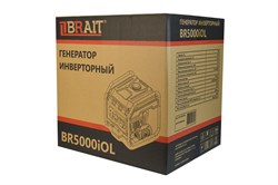 Генератор бензиновый инверторный BR5000iOL (3.6/3.8кВт,230В,50Гц,однофаз,1цилиндр,4х тактный,ручн.запуск,бак 12 л,откр типа) 12/15шт/поддон 02 01 069 100 - фото 392363