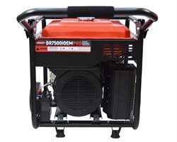 Генератор бензиновый инверторный BR7500iOEMPRO (5/5,5кВт., 9л.с., бак 20л, электростарт, открытый тип, с колесами и ручками) 4/6шт/подд 02 01 088 075 - фото 392365