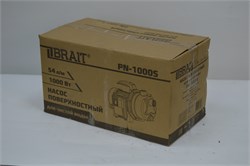 Насос поверхностный PN-1000S (1000Вт, 54л./мин., макс. напор 44м., дл. кабеля 1м.,нерж.сталь)60/66шт/подд 23 01 189 077 - фото 393500