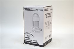 Насос поверхностный PN-750A (750Вт, 150л./мин., макс. глубина всасывания 8м., дл. кабеля 1,5м.,выс. подъема воды 28м) 45шт./поддон 23 01 127 056 - фото 393508