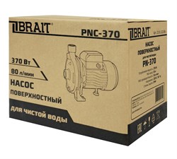 Насос поверхностный PNC-370  (370Вт, 80 л/мин, макс. напор 30м, кабель 1м, глуб.всас. 8м) 80шт/100штподд 23 01 173 056 - фото 393509