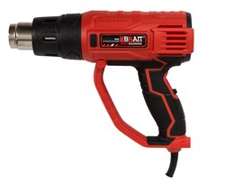 Фен строительный BHG2000MR (2000Вт; кейс; макс.темп. 600°С; 5 насадок; 3 скорости; регулировка) 5шт/уп 150/180шт/поддон 21 01 074 069 - фото 394641