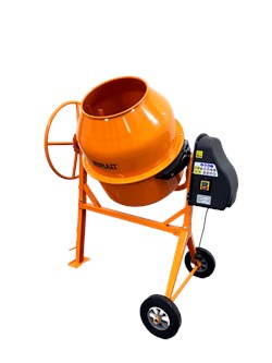 Бетоносмеситель BR-260S (1200W, 260л) чугунный венец. Допустимая загрузка 160л, 6шт/пал 09 01 029 052