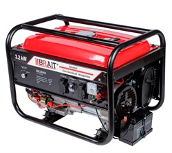 Генератор бензиновый BR3800E (2,9/3,2кВт,220В,50Гц,12В) электростартер+аккумулятор 16шт/пал 02 01 058 029